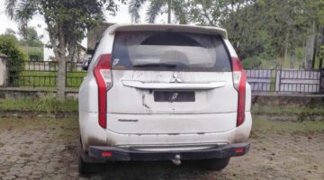 Pakam Kades OI Ini!! Diduga Ada Kades Setiap Harinya Gunakan Mobil Pajero Bodong Hanya Berplat F Doang