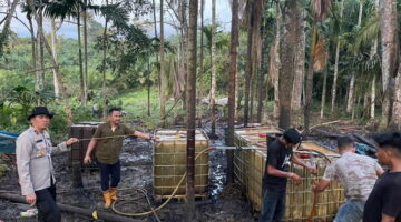 Polres Lhokseumawe Tangkap Pelaku Eksploitasi Sumur Minyak Ilegal