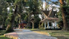 Keadaan salah satu objek wisata Berastagi, Gundaling yang tampak sepi pada hari biasa