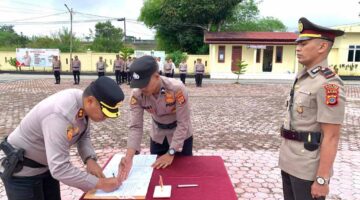 Kapolres Gayo Lues Dorong Kapolsek Baru Putri Betung Segera Menyesuaikan Diri dan Lanjutkan Program Positif