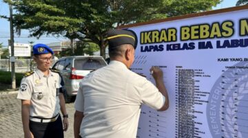 Ikrar Zero Halinar, Lapas Labuhan Ruku Tegaskan Komitmen Berantas Narkoba, HP Ilegal, dan Pungli