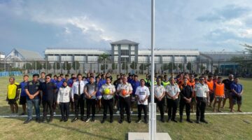 Tingkatkan Jasmani dan Sportivitas WBP, Lapas Narkotika Langkat Resmi Buka Turnamen Mini Soccer “Plt KALAPAS CUP”