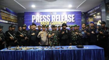 Wujudkan Lingkungan Pemasyarakatan Kondusif, Rutan Kelas I Medan Gelar Razia Gabungan dan Tes Urine Massal dengan Hasil Negatif Narkoba