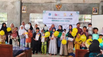 Peduli Anak Yatim dan Ekonomi Keluarga, MBK Ventura Gandeng OJK Edukasi Warga