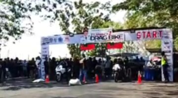 Warga Perumahan di Brebes Mengeluh Sulit Akses Keluar Masuk Akibat Kejurnas Drag Bike