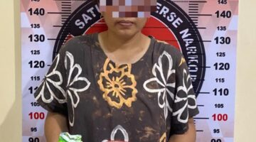 Satresnarkoba Polres Aceh Tenggara Amankan Seorang Perempuan dengan 34 Paket Sabu