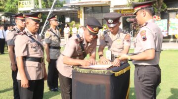 Pimpin Sertijab, Kapolres Brebes Minta Pejabat Baru Segera Menyesuaikan Diri dan Kenali Wilayah*
